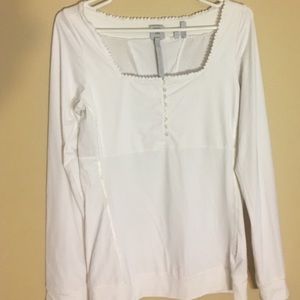 Adidas Stella McCarthy white workout top